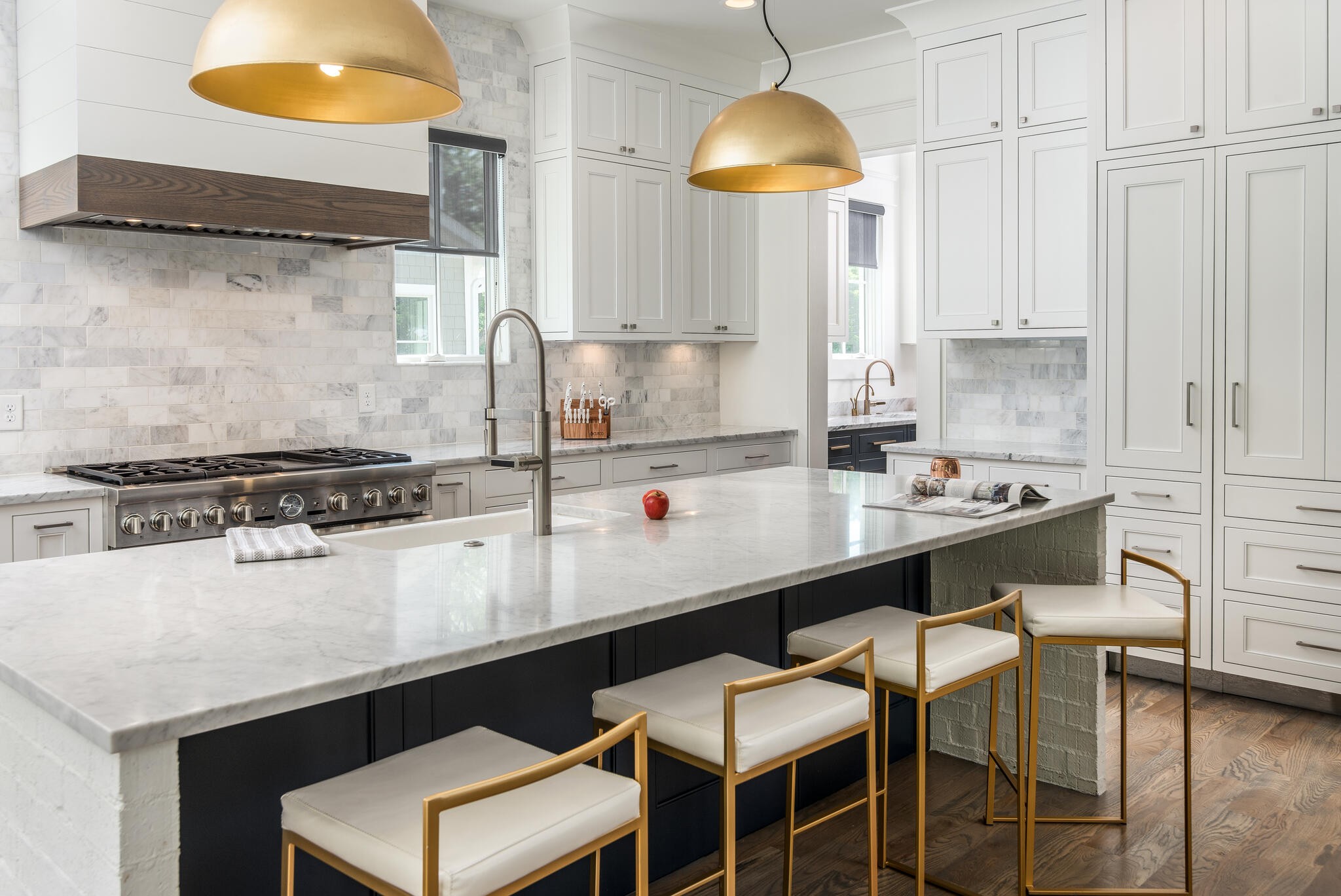 3520 Trimble Road Nashville, TN 37215 - Photo 10 of 44 a kitchen with a sink a stove and chairs