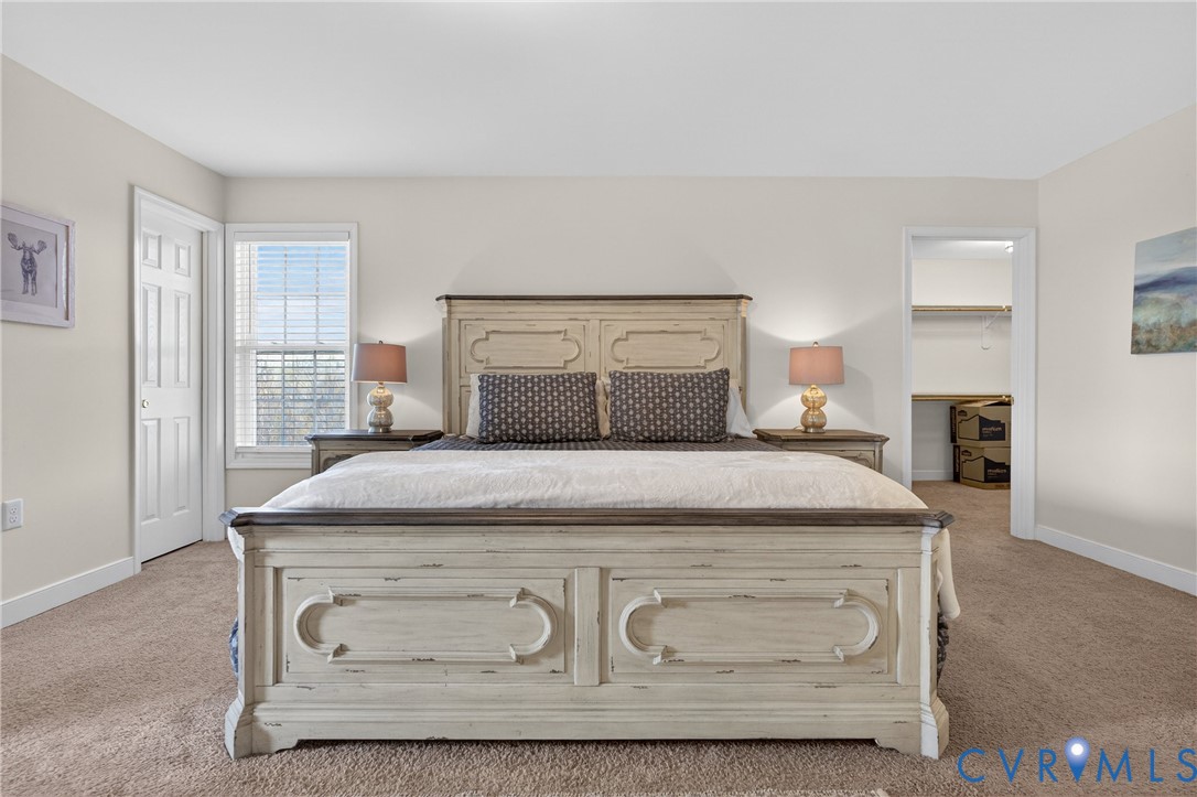 2092 Leigh Mountain Road Green Bay, VA 23942 - Photo 35 of 72 a bedroom with a bed and a window