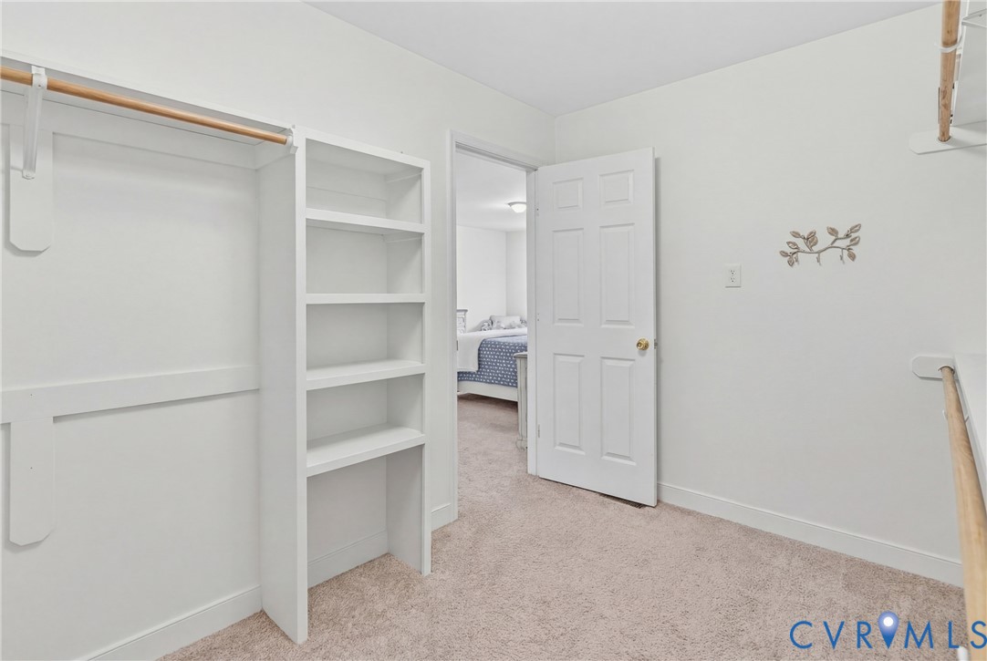 2092 Leigh Mountain Road Green Bay, VA 23942 - Photo 40 of 72 a view of an empty walk in closet