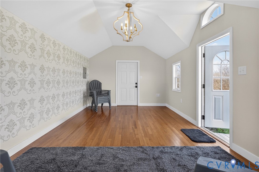 2092 Leigh Mountain Road Green Bay, VA 23942 - Photo 48 of 72 workspace with wooden floor