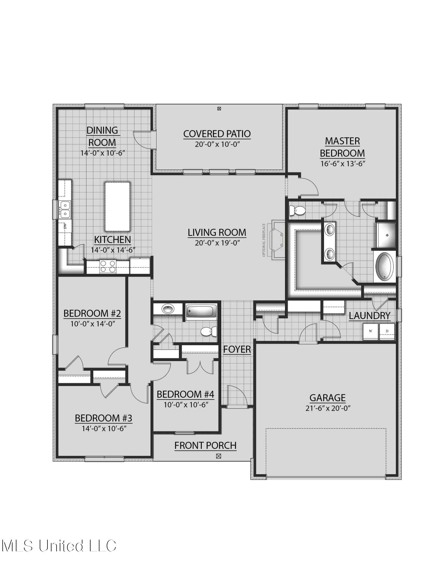 18237 Commission Road Long Beach, MS 39560 - Photo 11 of 11 Camellia G IV Floor Plan