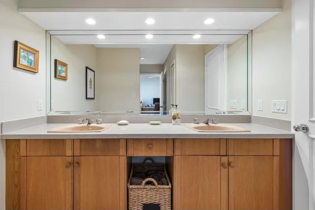 a front view of a house with outdoor seating