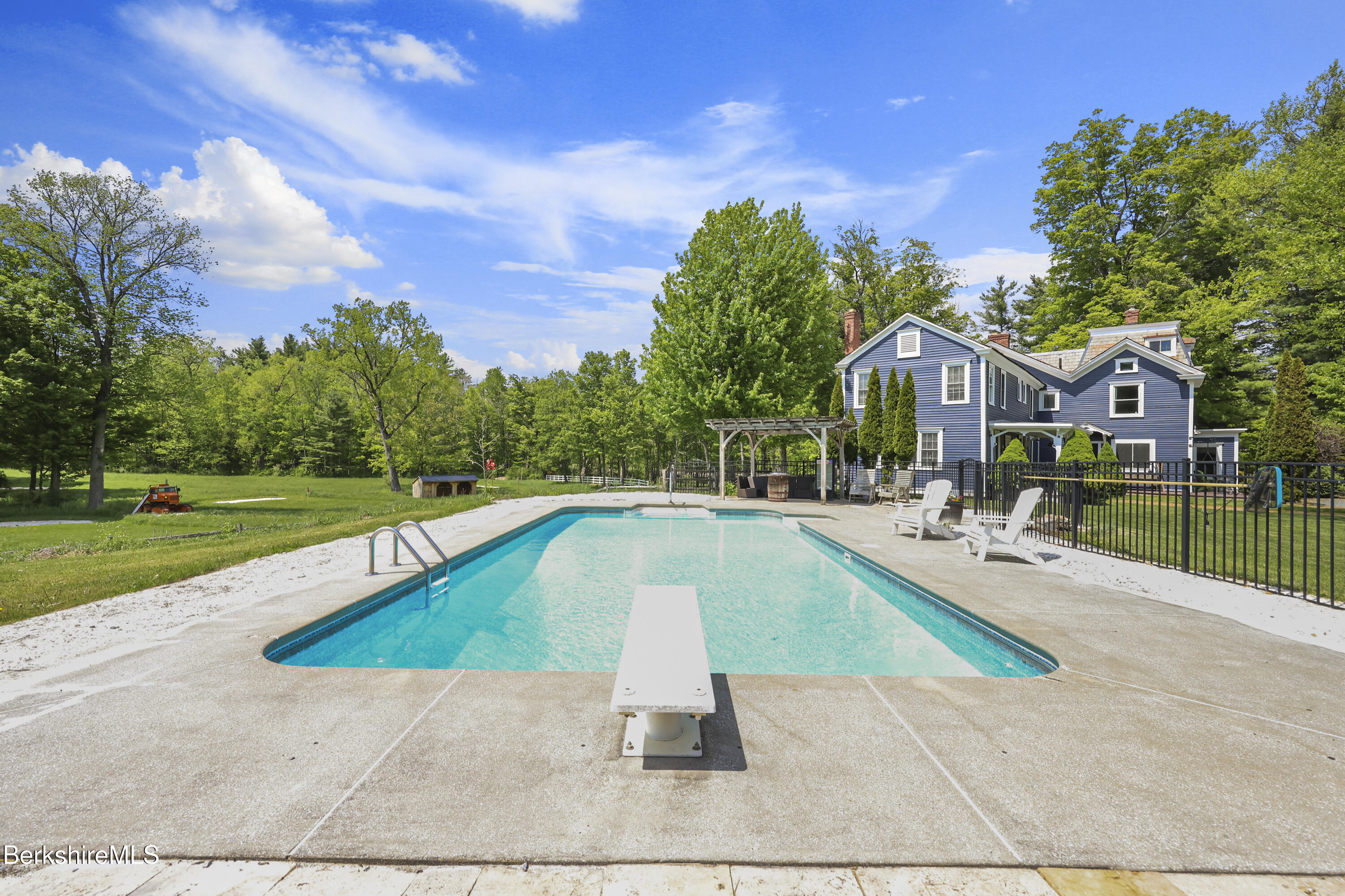 295 Blair Road Williamstown, MA 01267 - Photo 72 of 115 a view of a house with swimming pool and sitting area