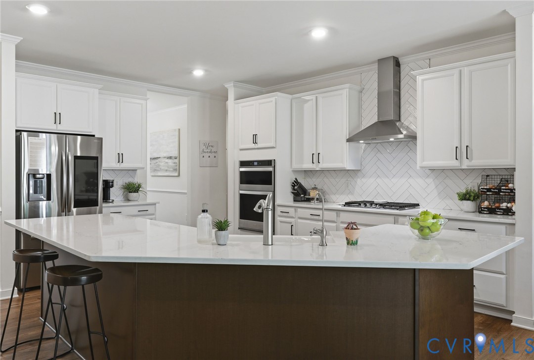 1495 Dominion Springs Road Powhatan, VA 23139 - Photo 11 of 49 quartz countertops, stainless appliances, gas cook