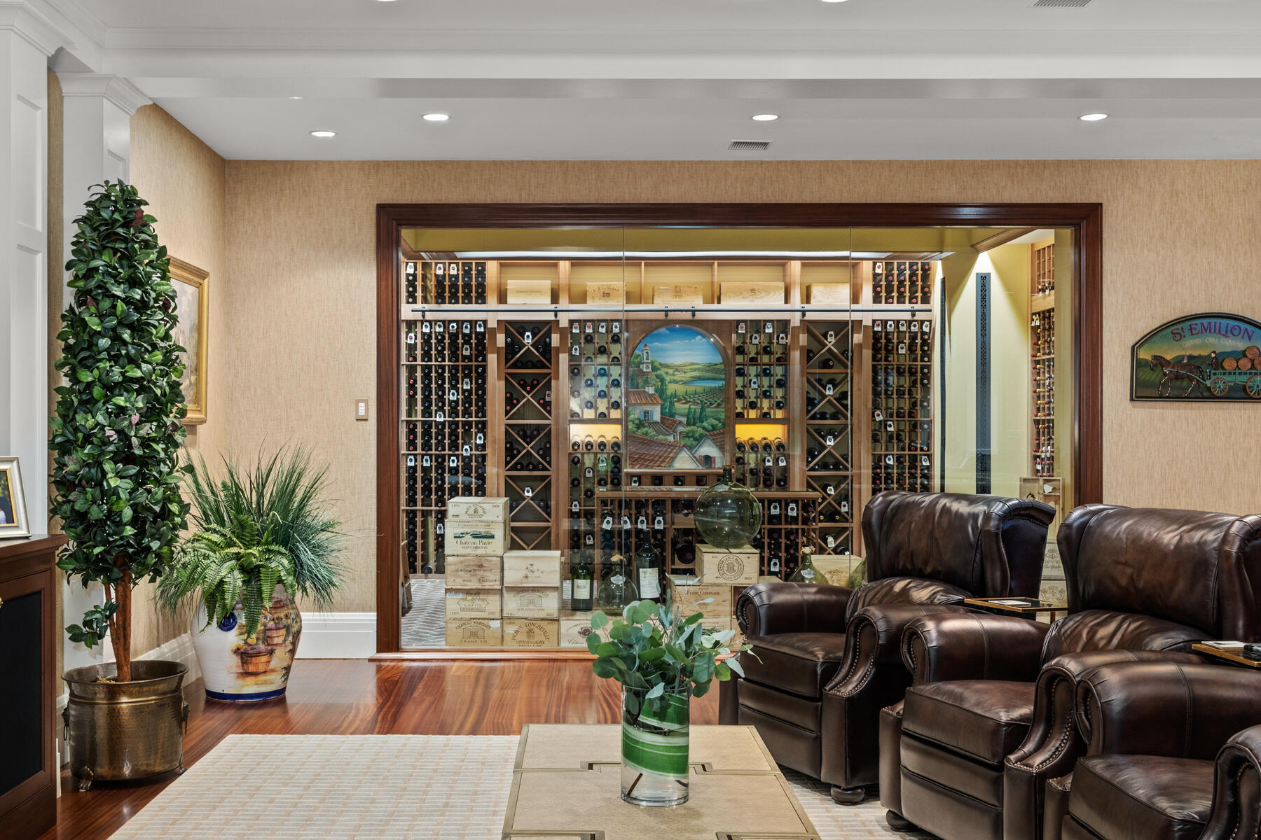 835 Sea View Avenue Osterville, MA 02655 - Photo 32 of 51 a living room with furniture potted plant and a large window