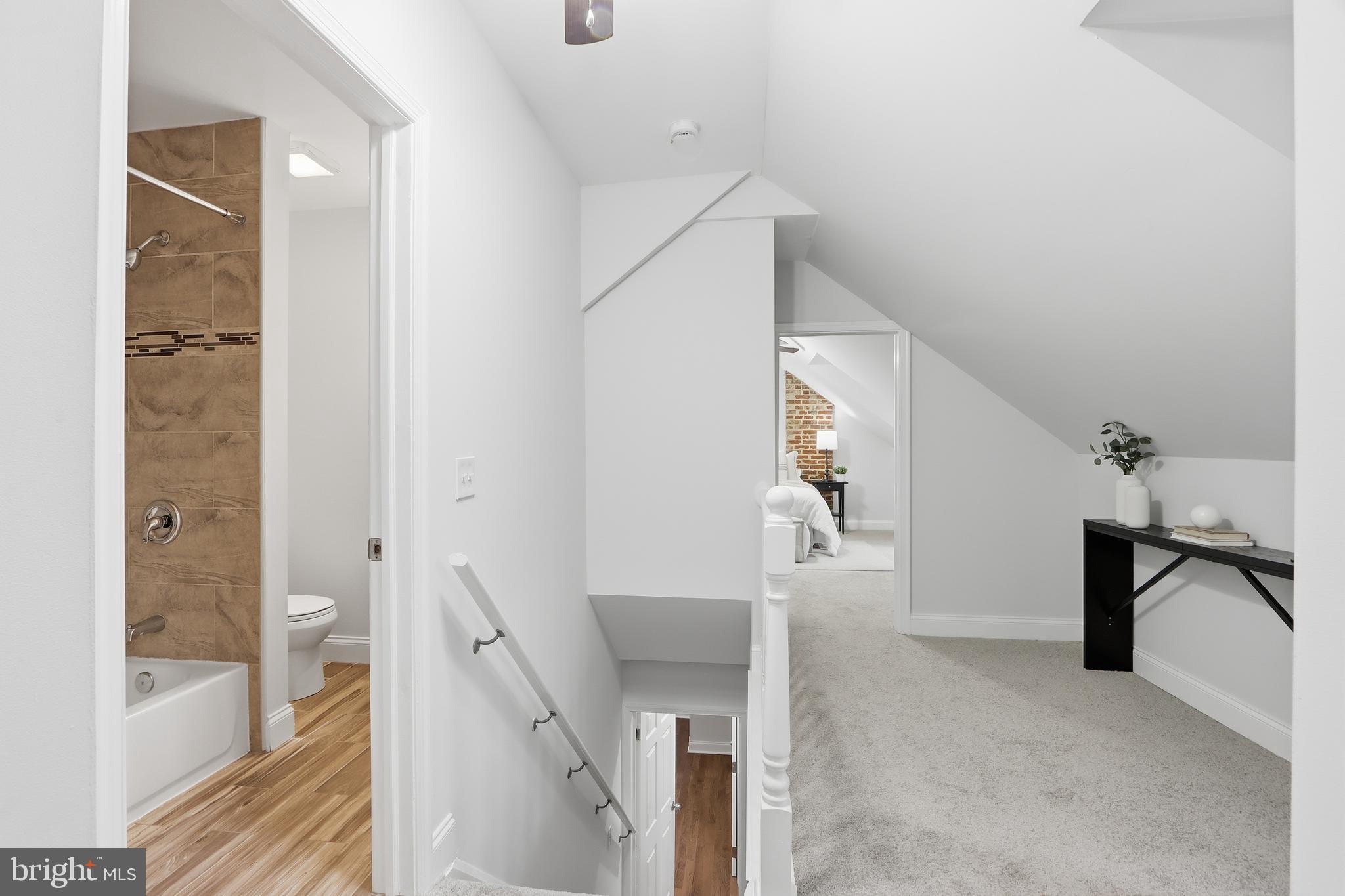 3497 Hillsmere Road Gwynn Oak, MD 21207 - Photo 27 of 45 a view of a hallway view with staircase