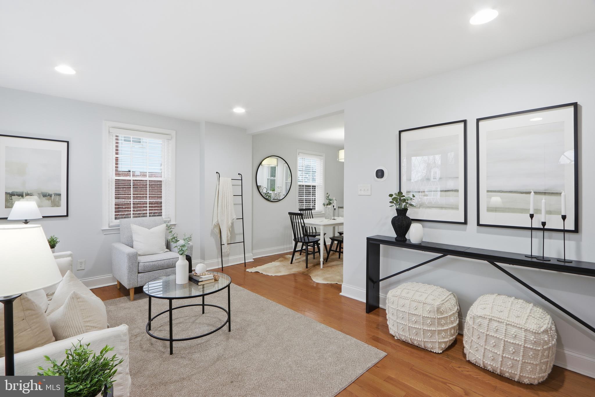 3497 Hillsmere Road Gwynn Oak, MD 21207 - Photo 5 of 45 a living room with furniture and a large window