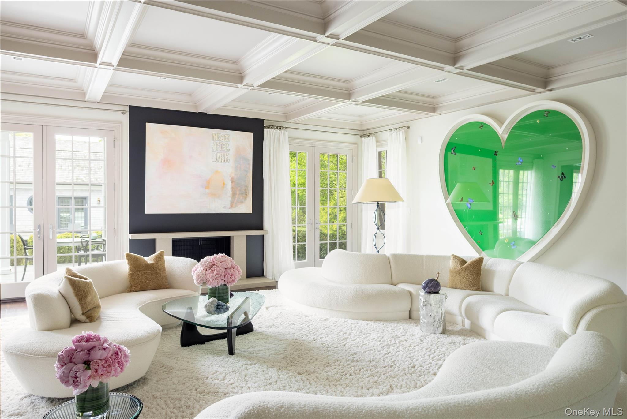 486 Middle Line Highway Bridgehampton, NY 11976 - Photo 5 of 25 a living room with furniture and a large window