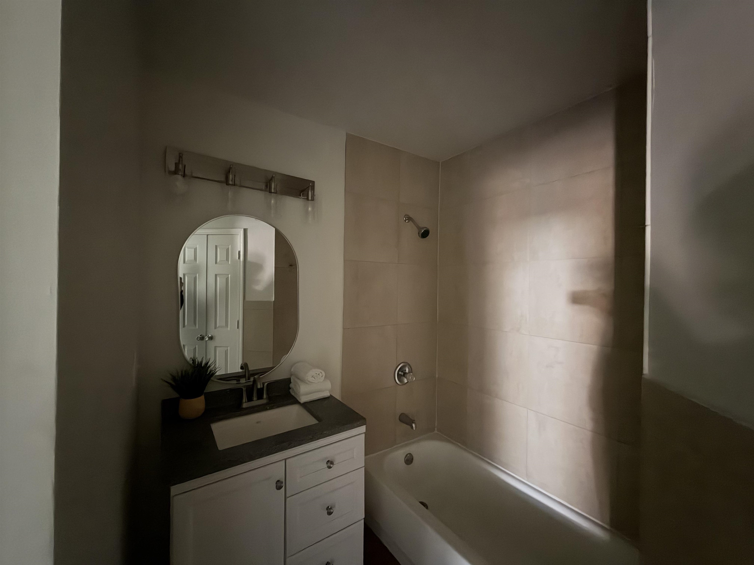 3739 Rhea Avenue Memphis, TN 38122 - Photo 6 of 10 a bathroom with a sink and a mirror