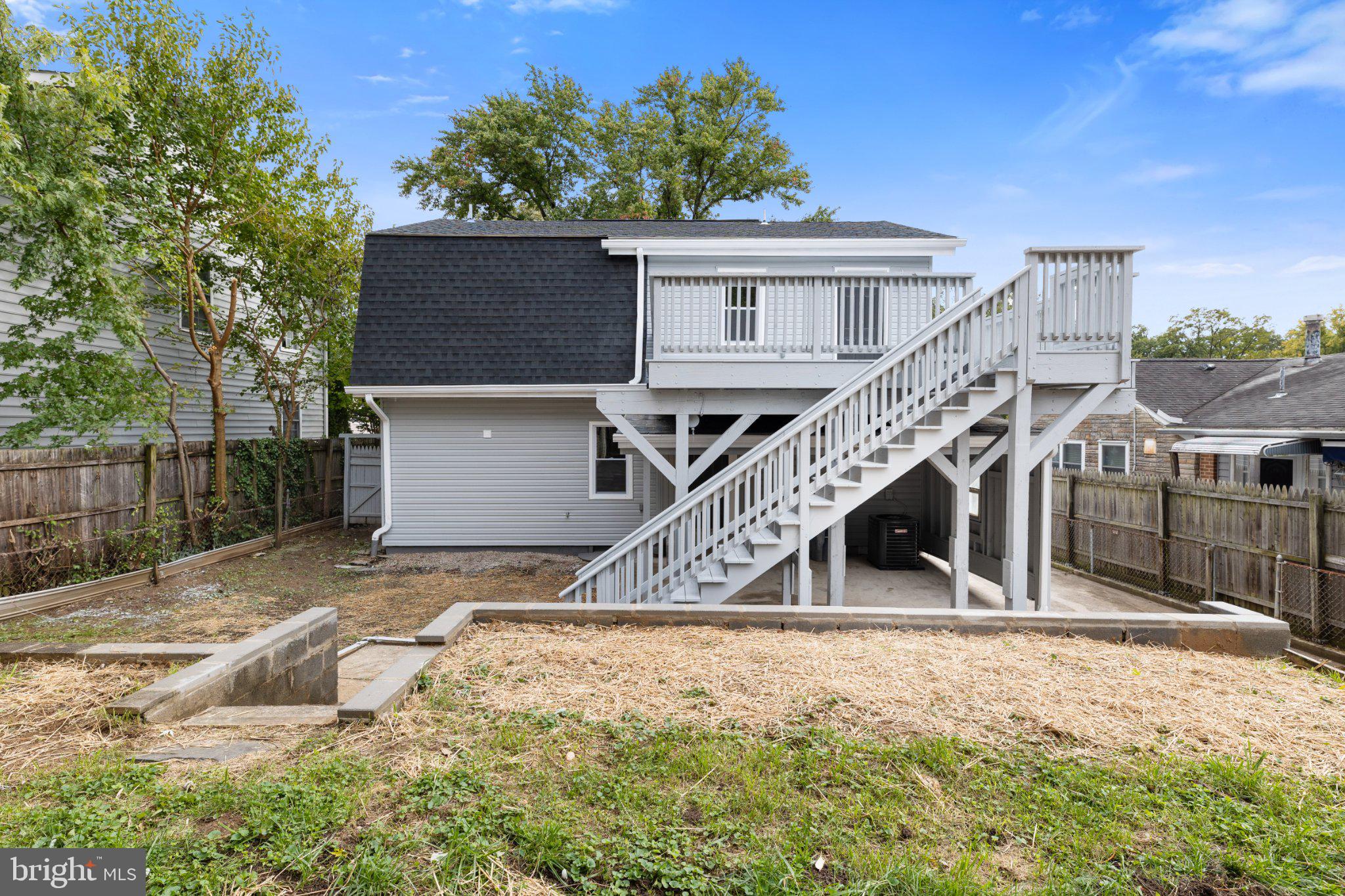 3215 Edgewood Road Kensington, MD 20895 - Photo 35 of 37 Charming backyard with elevated deck.