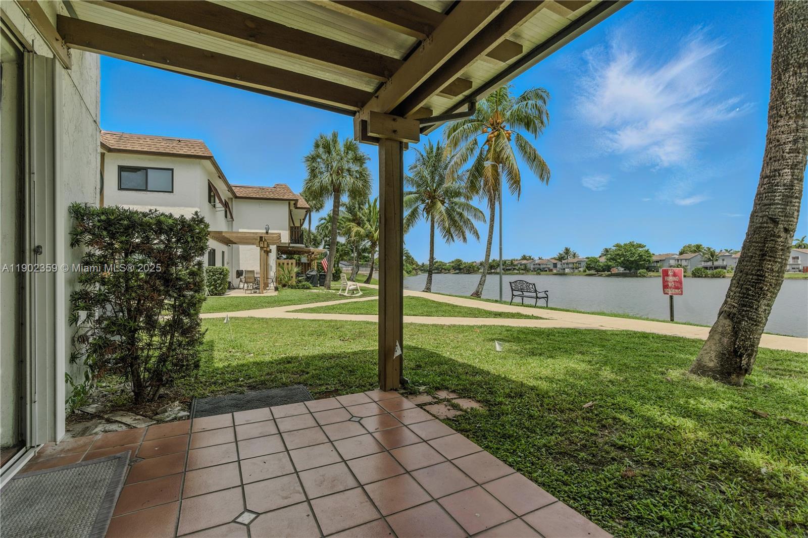 6825 Northwest 169th Street, Unit 54H Hialeah, FL 33015 - Photo 34 of 46 a view of a garden