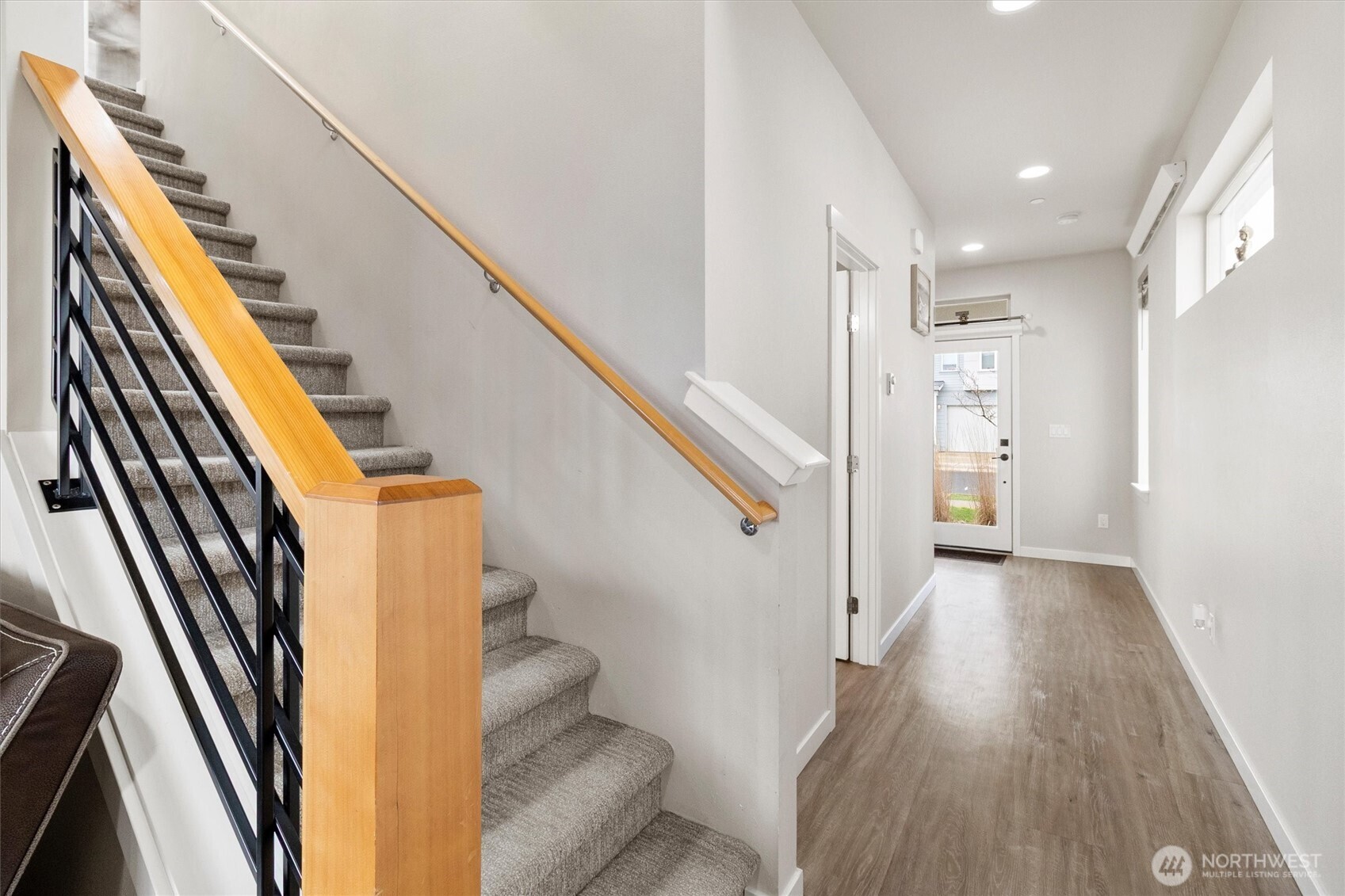 703 Northview Street Bellingham, WA 98226 - Photo 21 of 40 a view of an entryway with wooden floor