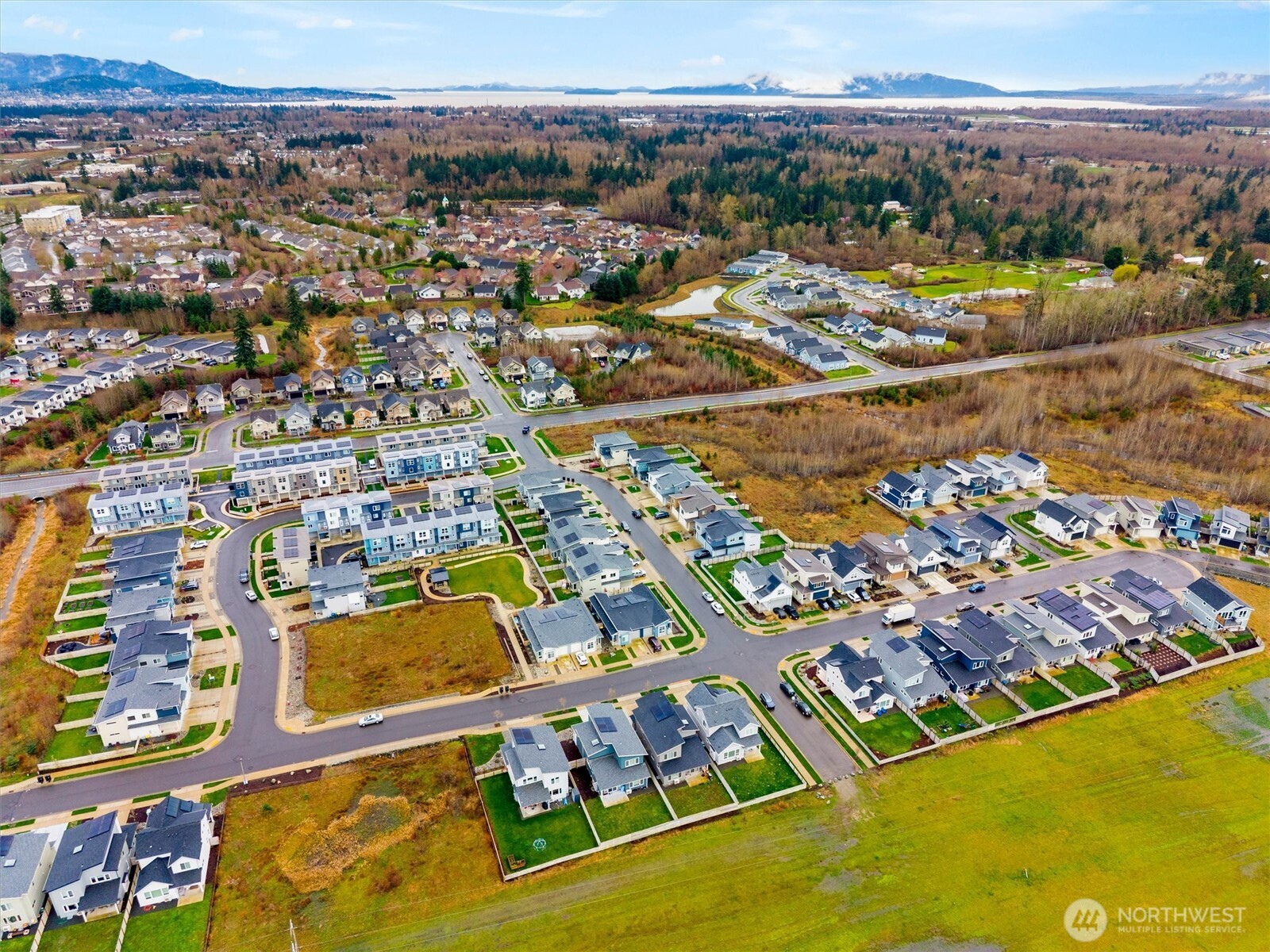 703 Northview Street Bellingham, WA 98226 - Photo 30 of 40 an aerial view of residential houses with outdoor space