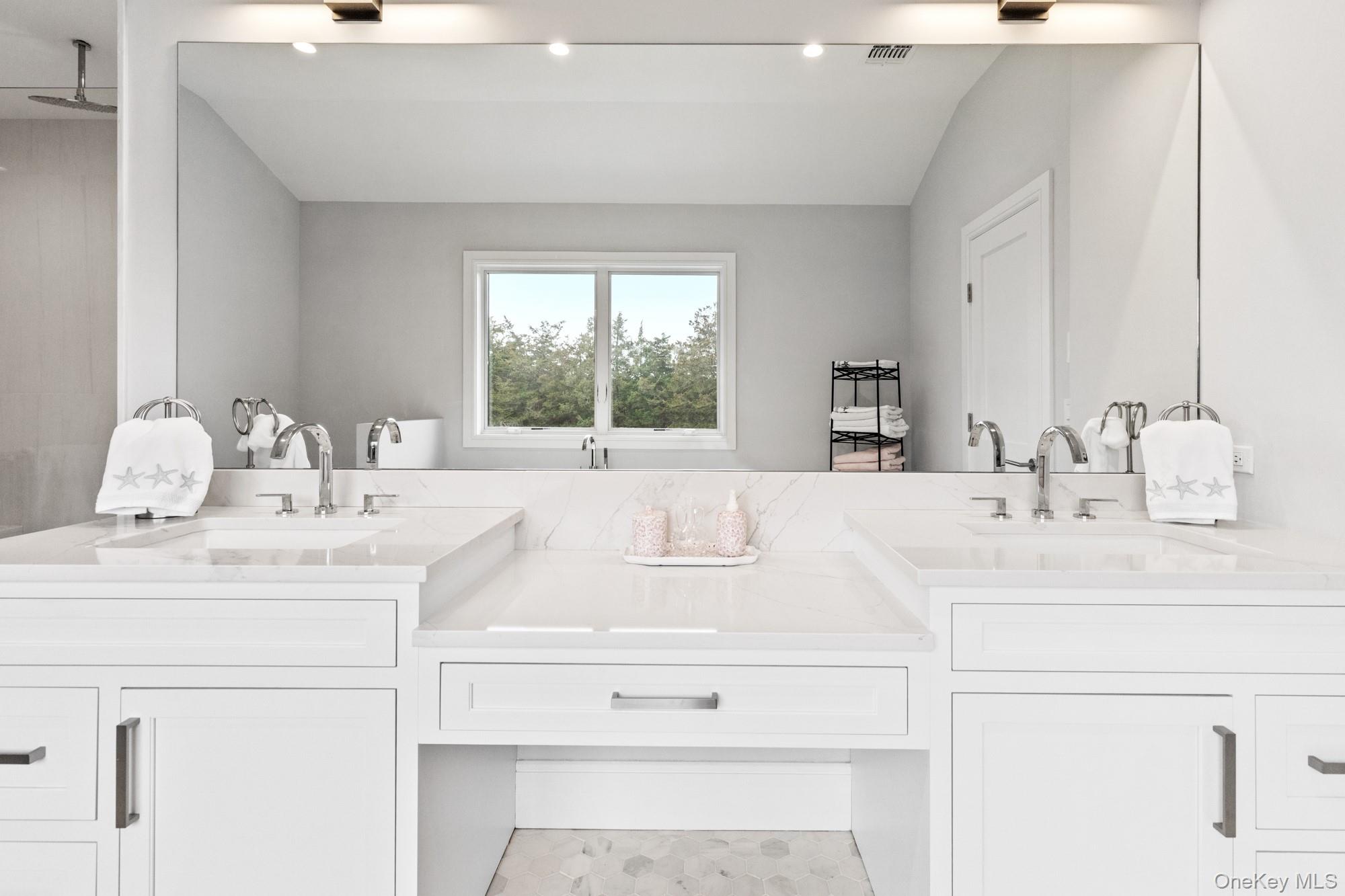 240 Head Of Pond Road Water Mill, NY 11976 - Photo 29 of 40 Full bathroom featuring double vanity