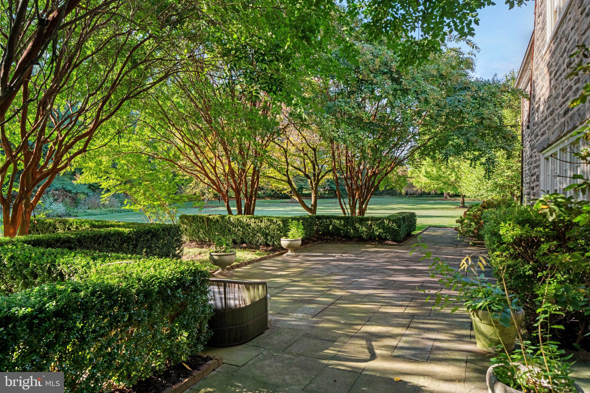 648 Creighton Road Villanova, PA 19085 - Photo 21 of 26 a view of a street with large trees