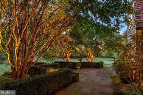 a view of a outdoor space with a patio
