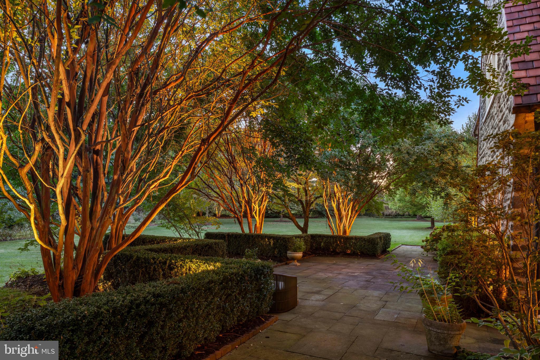 648 Creighton Road Villanova, PA 19085 - Photo 22 of 26 a view of backyard with green space