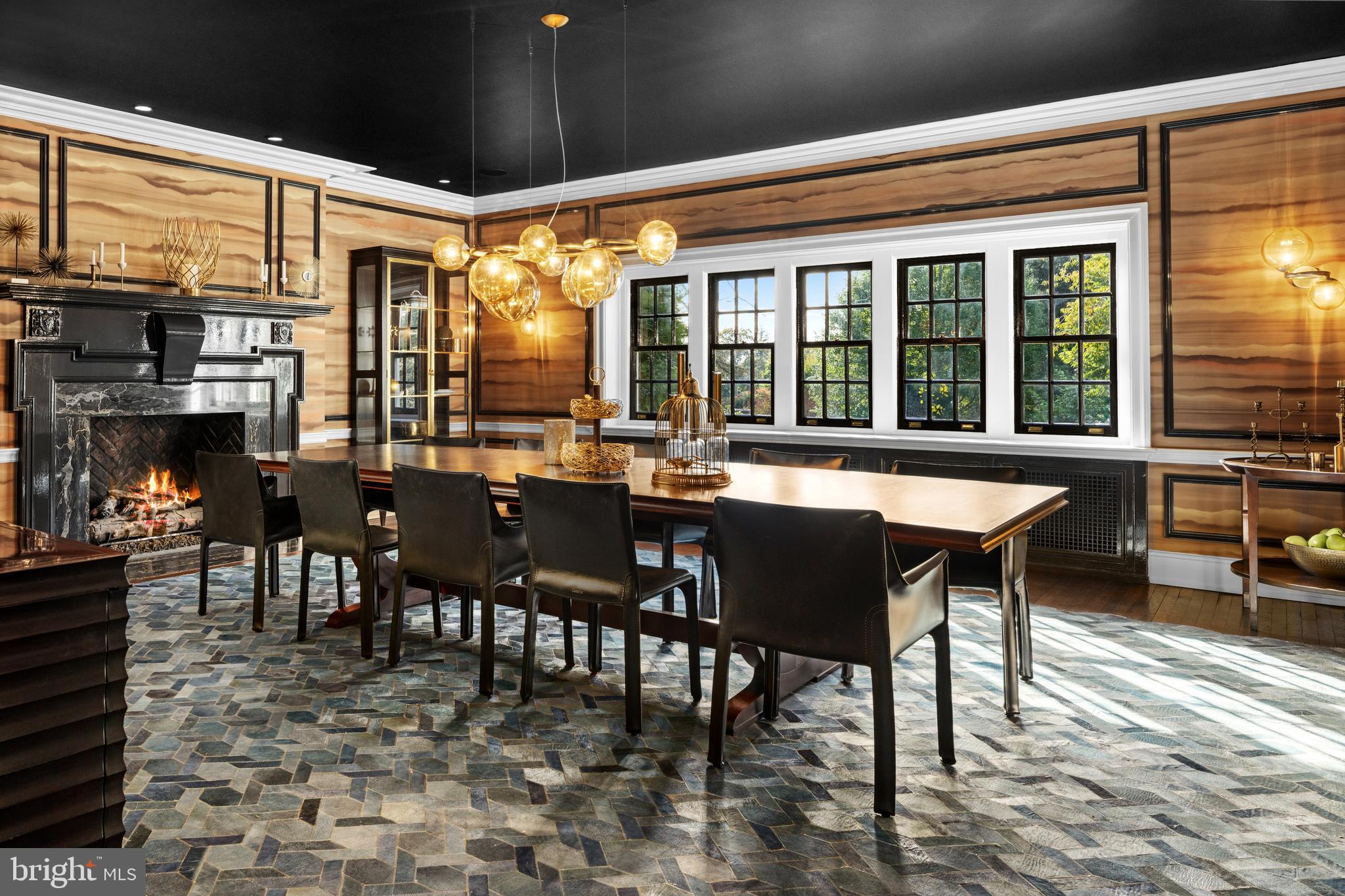 648 Creighton Road Villanova, PA 19085 - Photo 6 of 26 a view of a dining room with furniture window and outside view