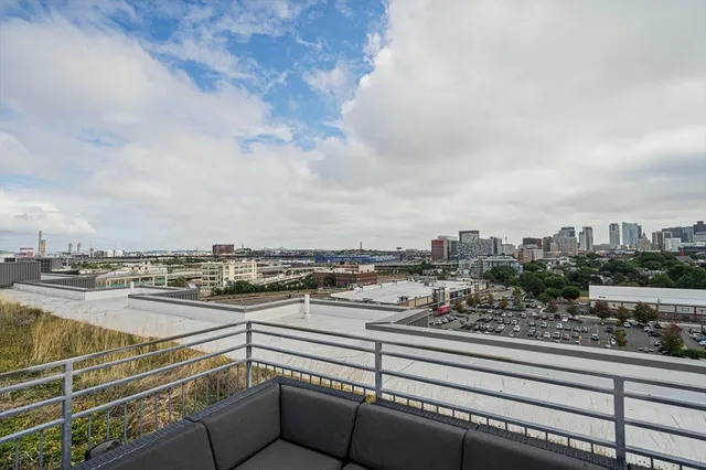 a view of a city view from a terrace