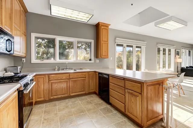 a bathroom with a sink vanity and a mirror