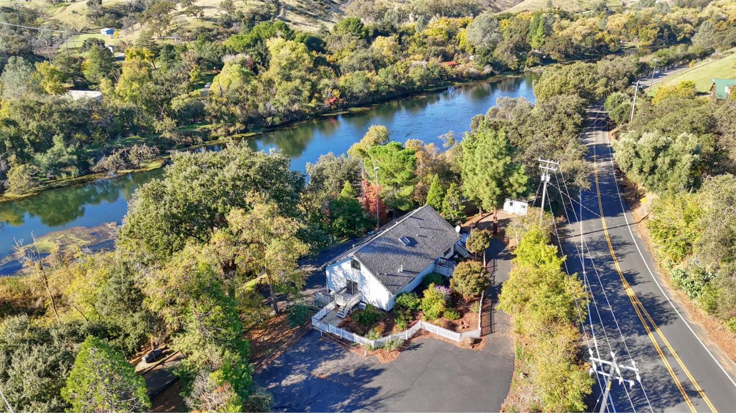 30640 County Road 86 Winters, CA 95694 - Photo 80 of 87 an aerial view of residential house with outdoor space and lake view
