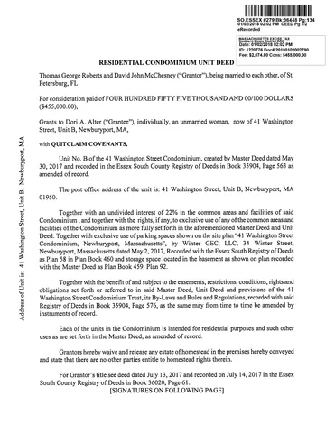 $684,900 | 41 Washington Street, Unit B, Newburyport, MA 01950