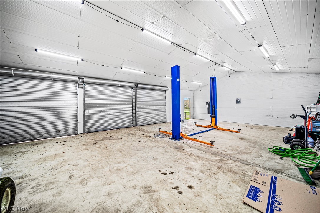 3501 Pymatuning Lake Road Andover, OH 44003 - Photo 5 of 36 View of garage with car lift