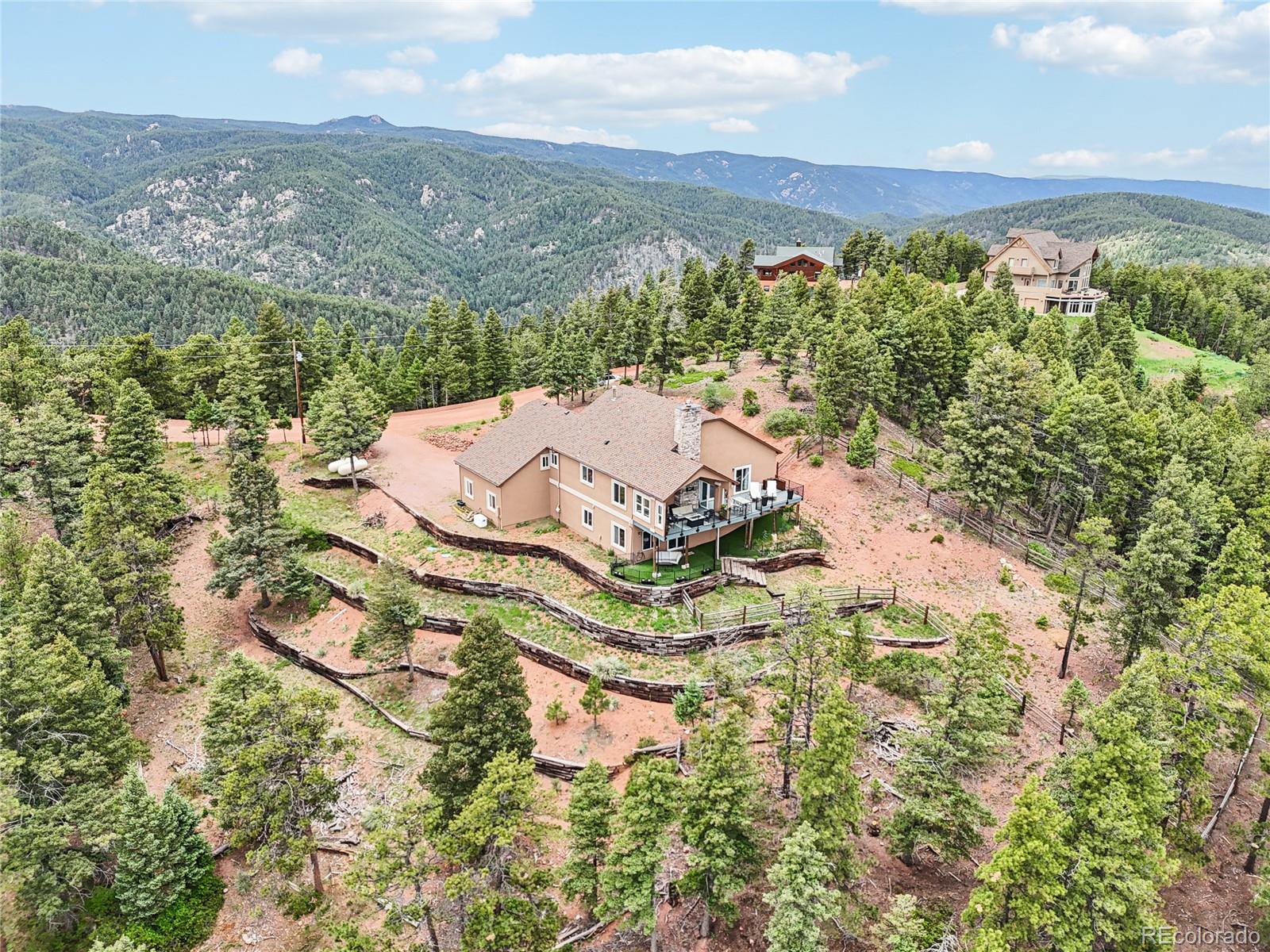 13084 Deer Ridge Way Larkspur, CO 80118 - Photo 47 of 48 a view of a outdoor space with a lake