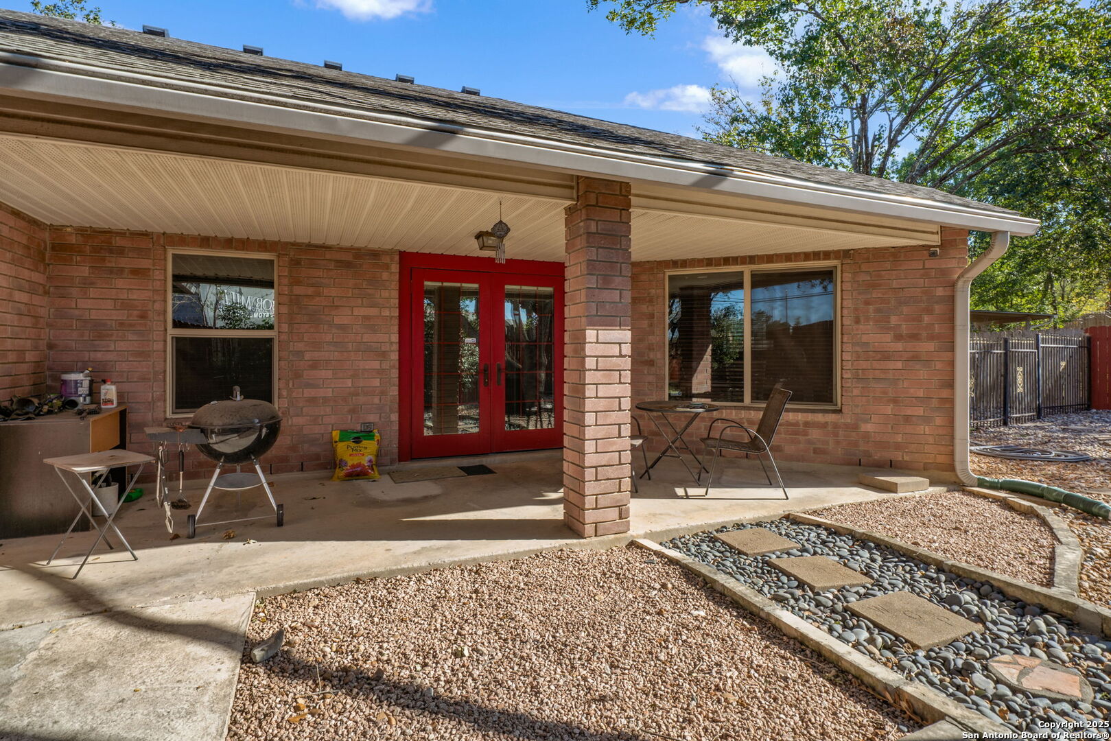 1902 Indian Meadows Drive San Antonio, TX 78230 - Photo 26 of 31 a backyard of a house with seating space
