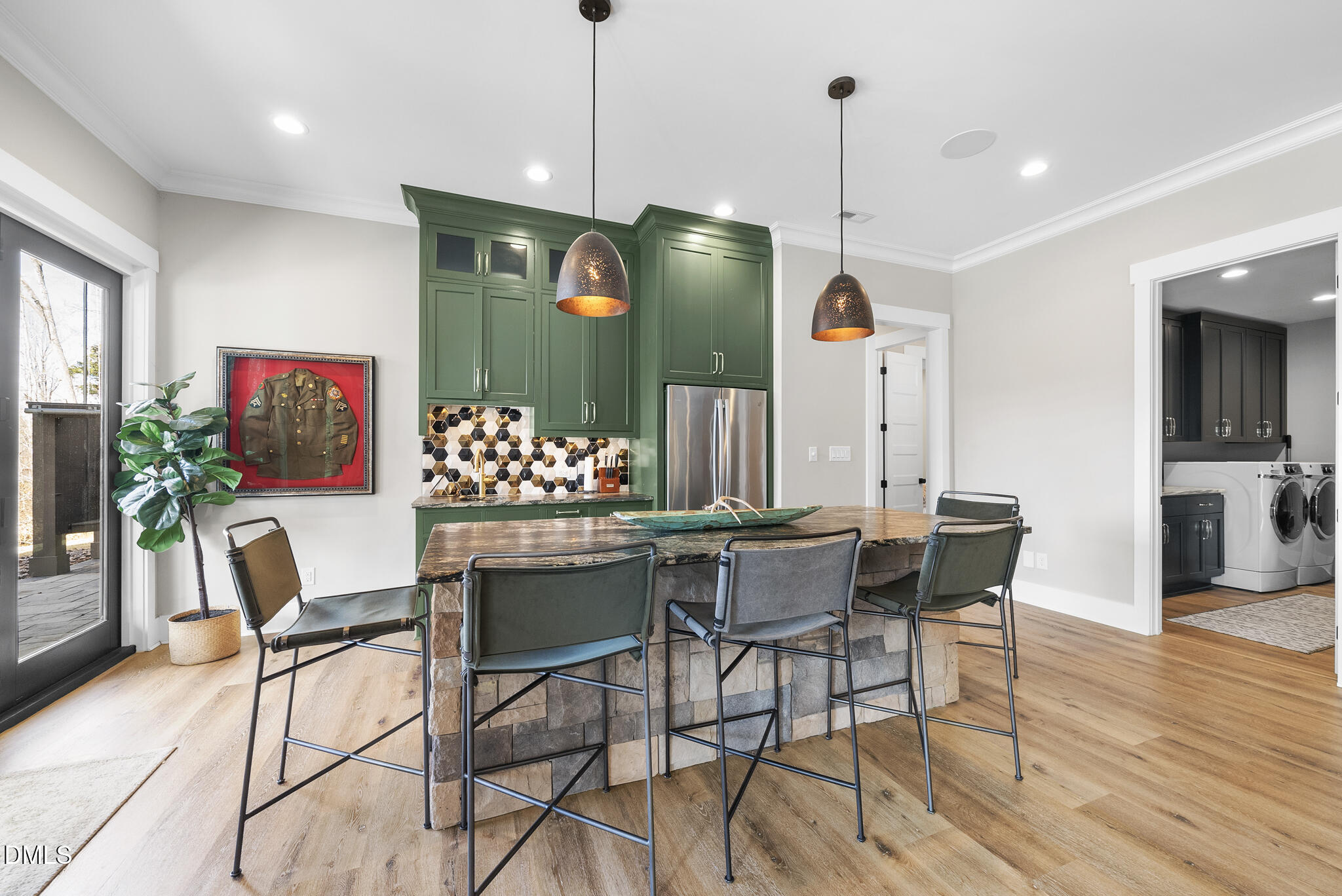 935 Estate Road Semora, NC 27343 - Photo 45 of 75 a view of a dining room with furniture window and wooden floor