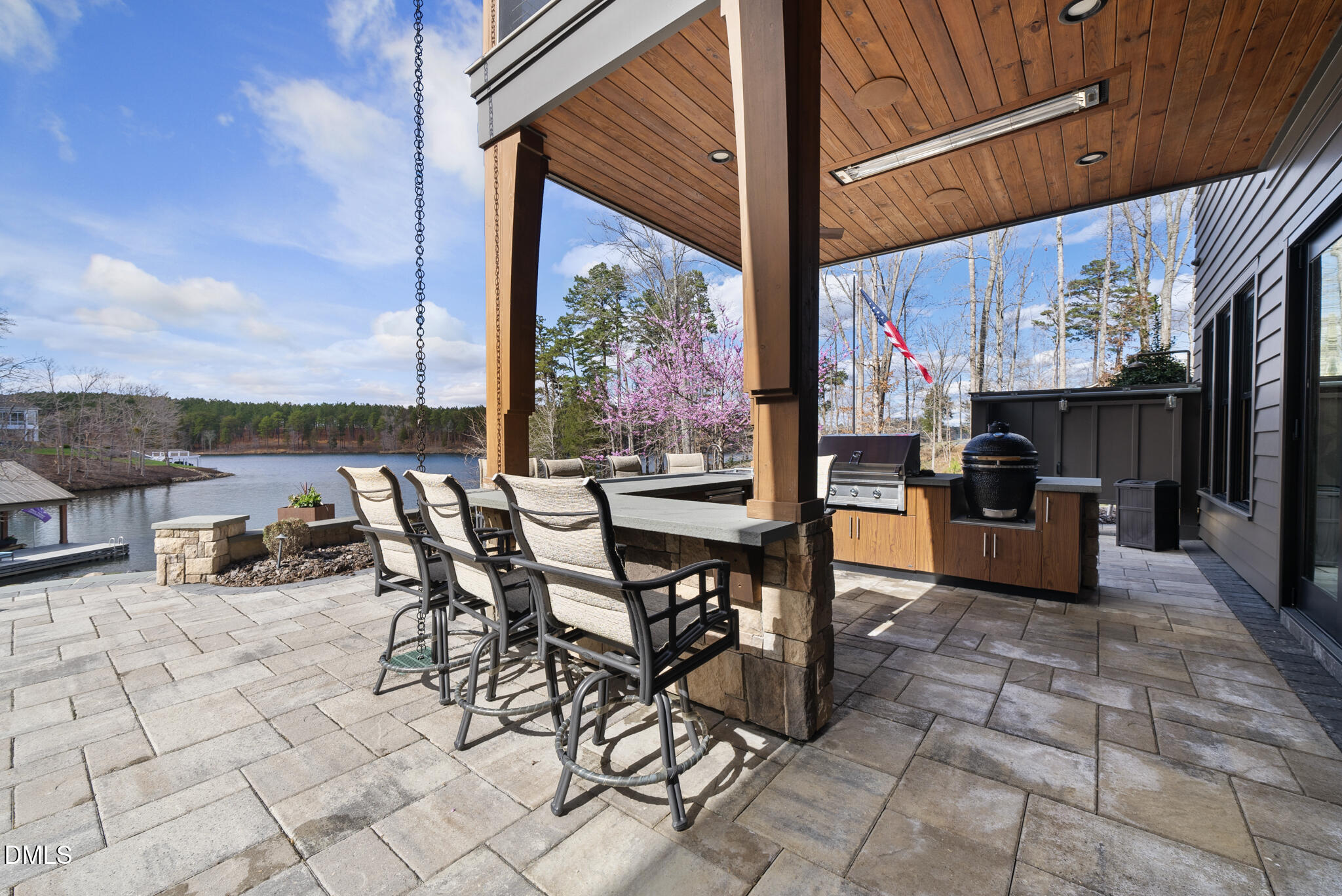 935 Estate Road Semora, NC 27343 - Photo 56 of 75 a view of a patio with a table and chairs