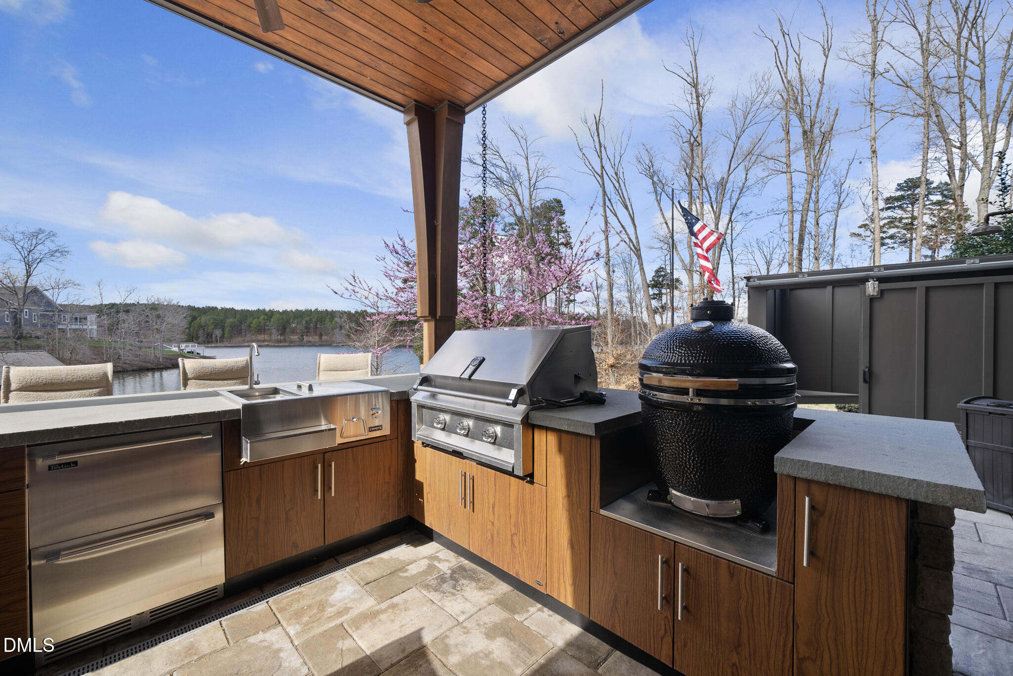 935 Estate Road Semora, NC 27343 - Photo 57 of 75 a kitchen with a stove and a fireplace