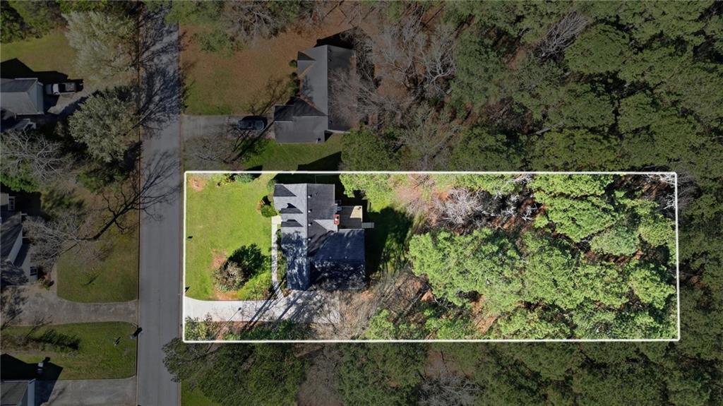 190 Cambridge Way Covington, GA 30016 - Photo 47 of 51 an aerial view of a garden with a yard