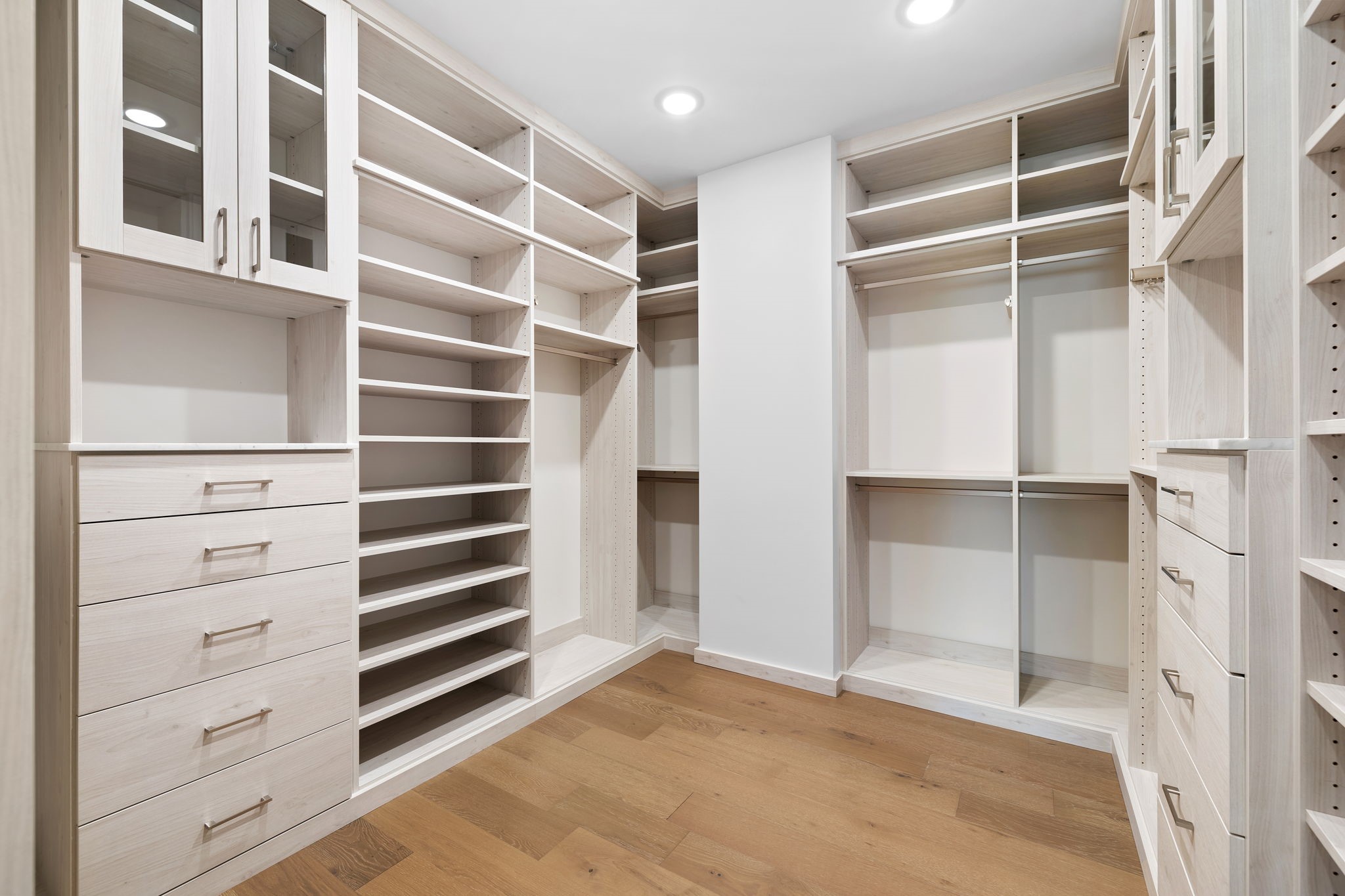5656 San Felipe Street, Unit 1205 Houston, TX 77056 - Photo 34 of 45 a view of walk in closet with empty racks