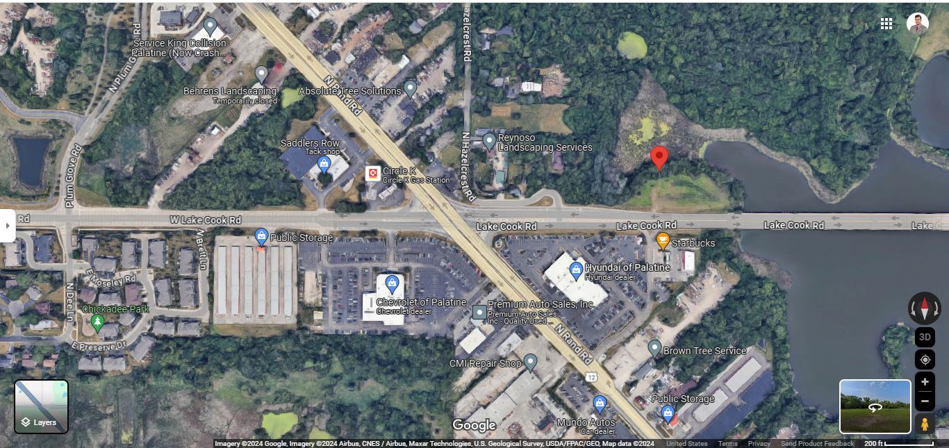 20638 Lake Cook Road Palatine, IL 60074 - Photo 2 of 7 a view of entryway with outdoor area