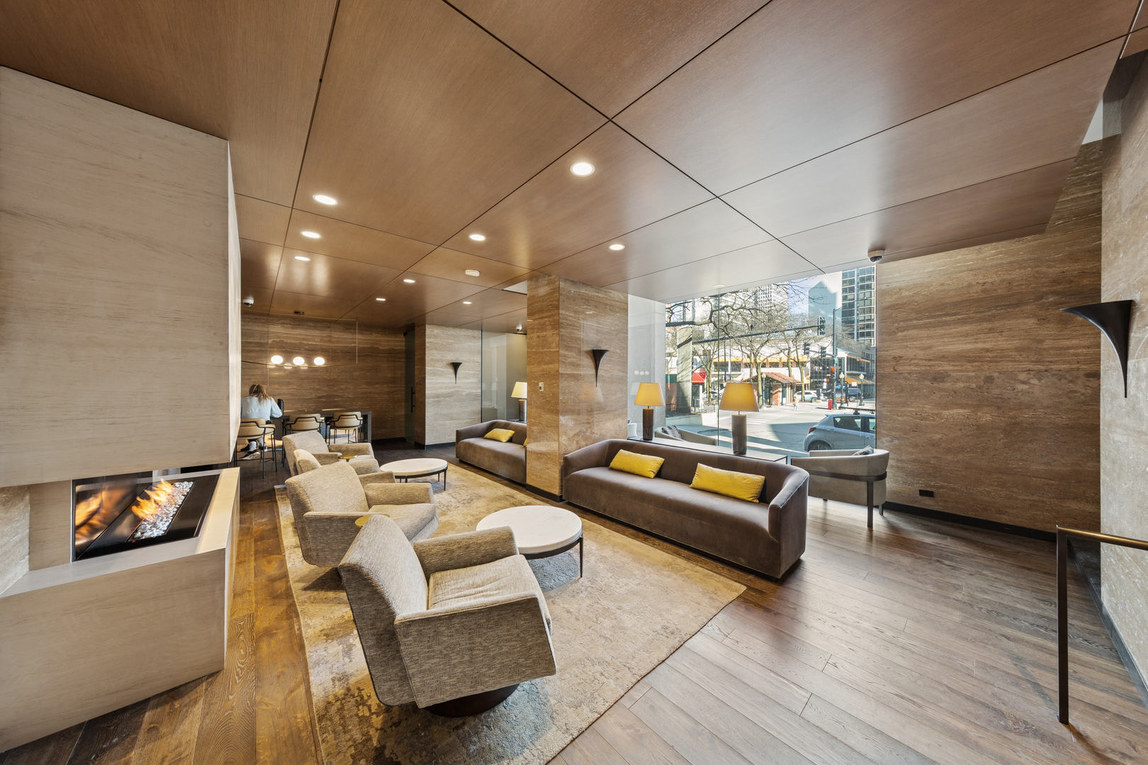 1030 North State Street, Unit 10K Chicago, IL 60610 - Photo 3 of 17 a living room with furniture and a couch