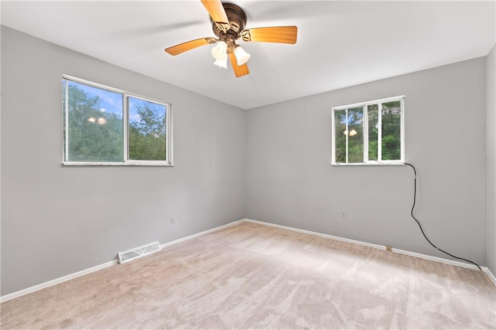 300 West Starz Road Cheswick, PA 15024 - Photo 23 of 39 Master Bedroom features new carpet and fresh paint. Master bedroom is approximately 12'x11'