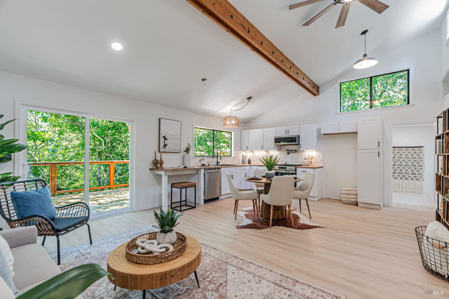 240 Vila Road Forestville, CA 95436 - Photo 9 of 38 Vaulted Ceilings Bright & Open