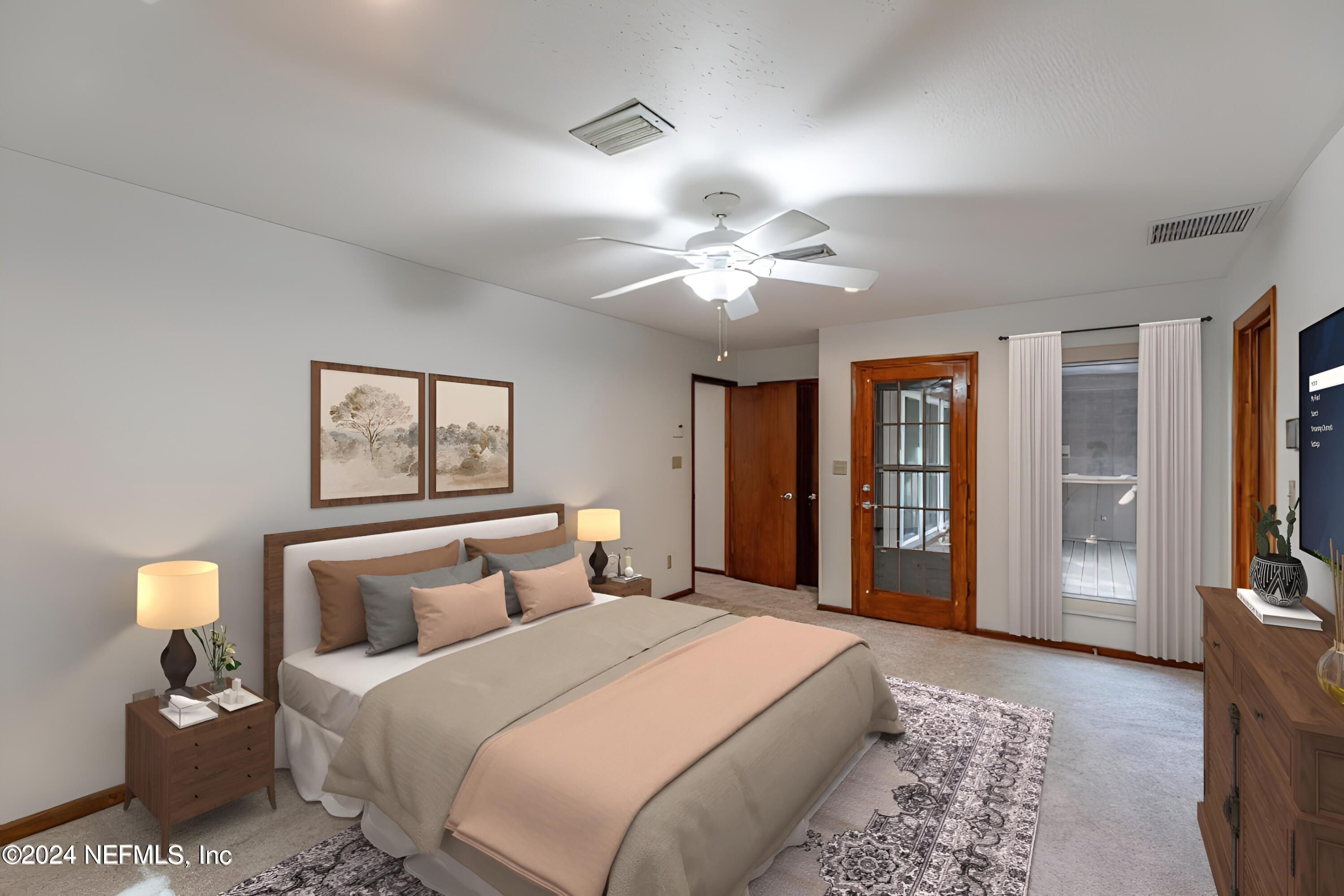 345 Cedar Run Drive Fleming Island, FL 32003 - Photo 41 of 54 Staged Master bedroom