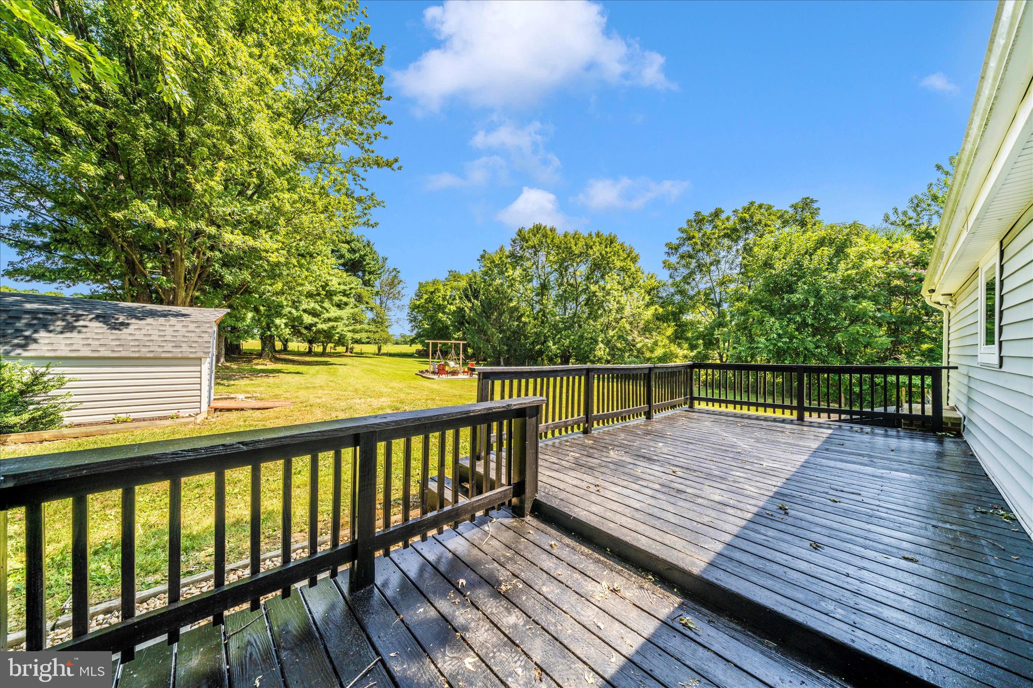 20724 Netz Road Boonsboro, MD 21713 - Photo 34 of 40 a view of balcony with wooden floor and fence