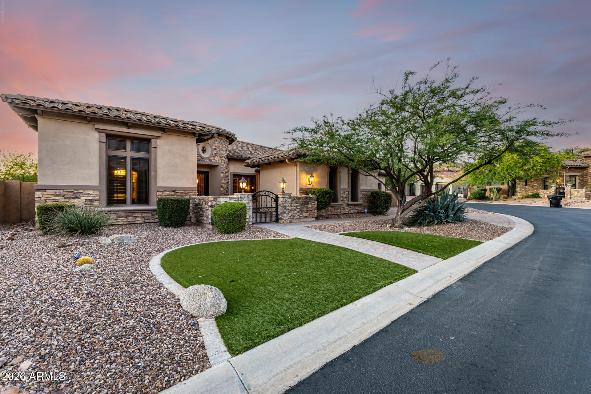 4046 North Silver Ridge Circle Mesa, AZ 85207 - Photo 4 of 61 a view of a house with backyard and sitting area