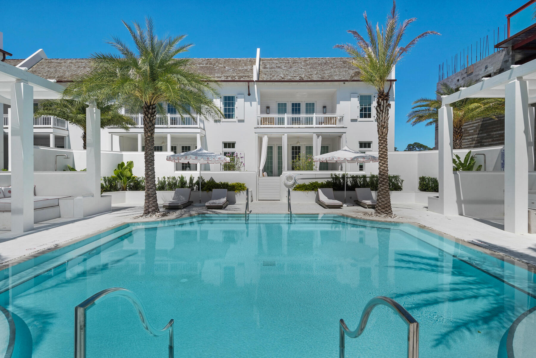 25 Stella Way Inlet Beach, Unit M 7 Inlet Beach, FL 32461 - Photo 43 of 48 a swimming pool view with outdoor seating