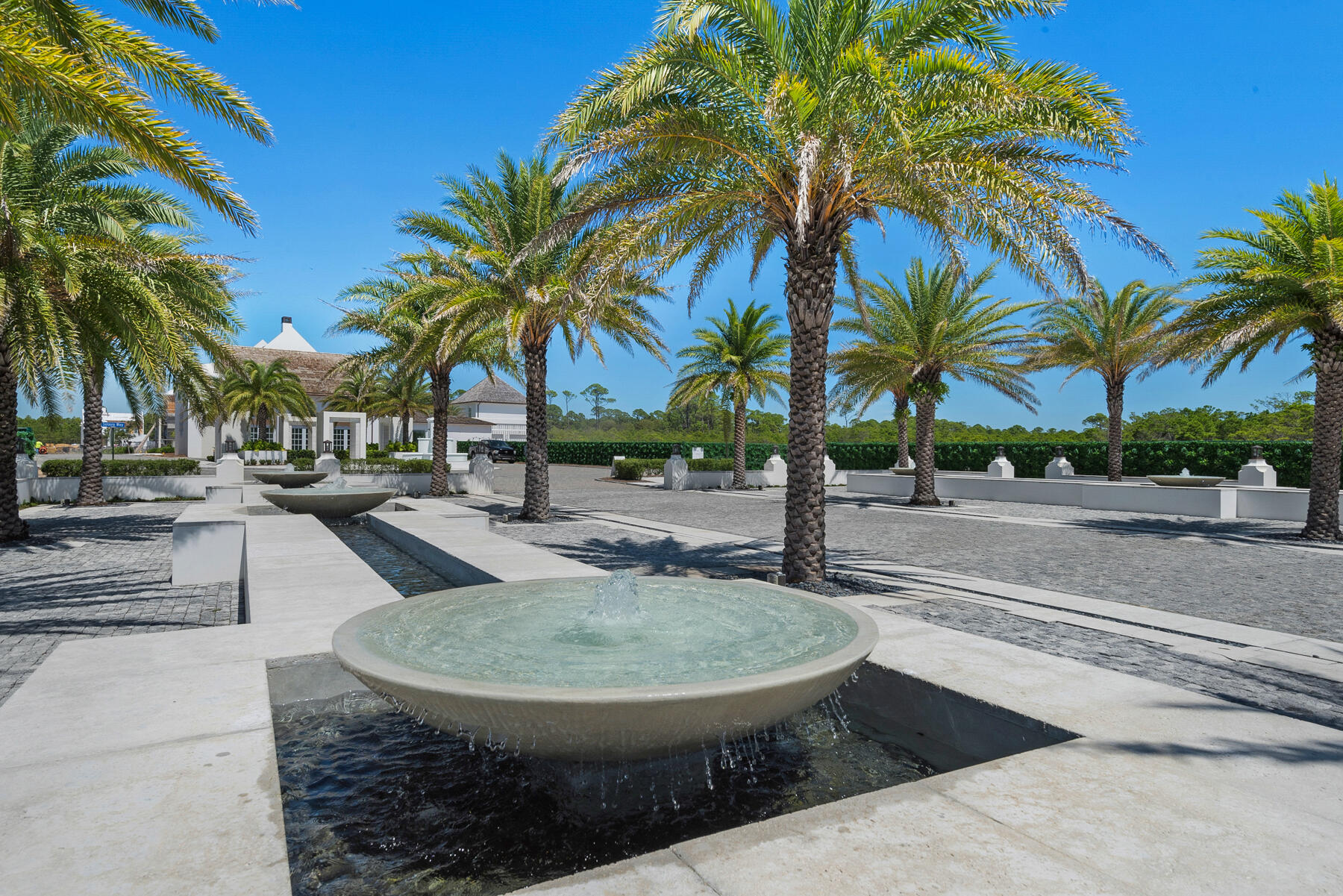 25 Stella Way Inlet Beach, Unit M 7 Inlet Beach, FL 32461 - Photo 47 of 48 a view of a swimming pool with potted plants