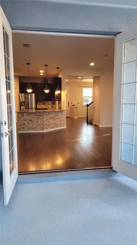 a view of a living room