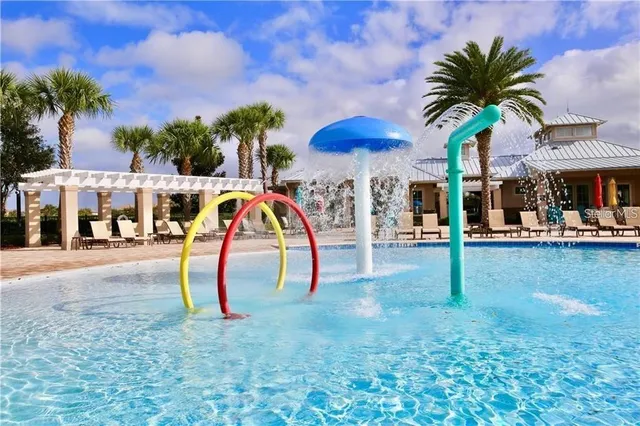 an aerial view of a house having outdoor space
