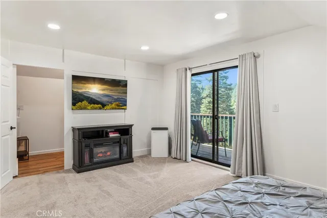 a view of a balcony with outdoor space