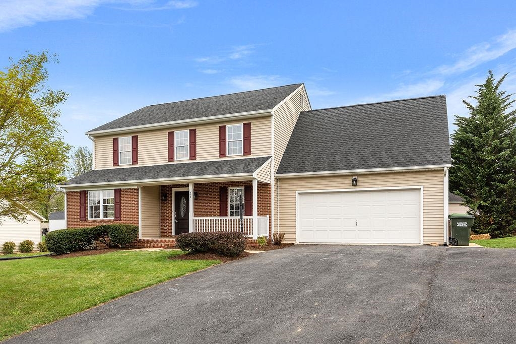 26 Long Bow Road Waynesboro, VA 22980 - Photo 71 of 72 a front view of a house with a yard and garage