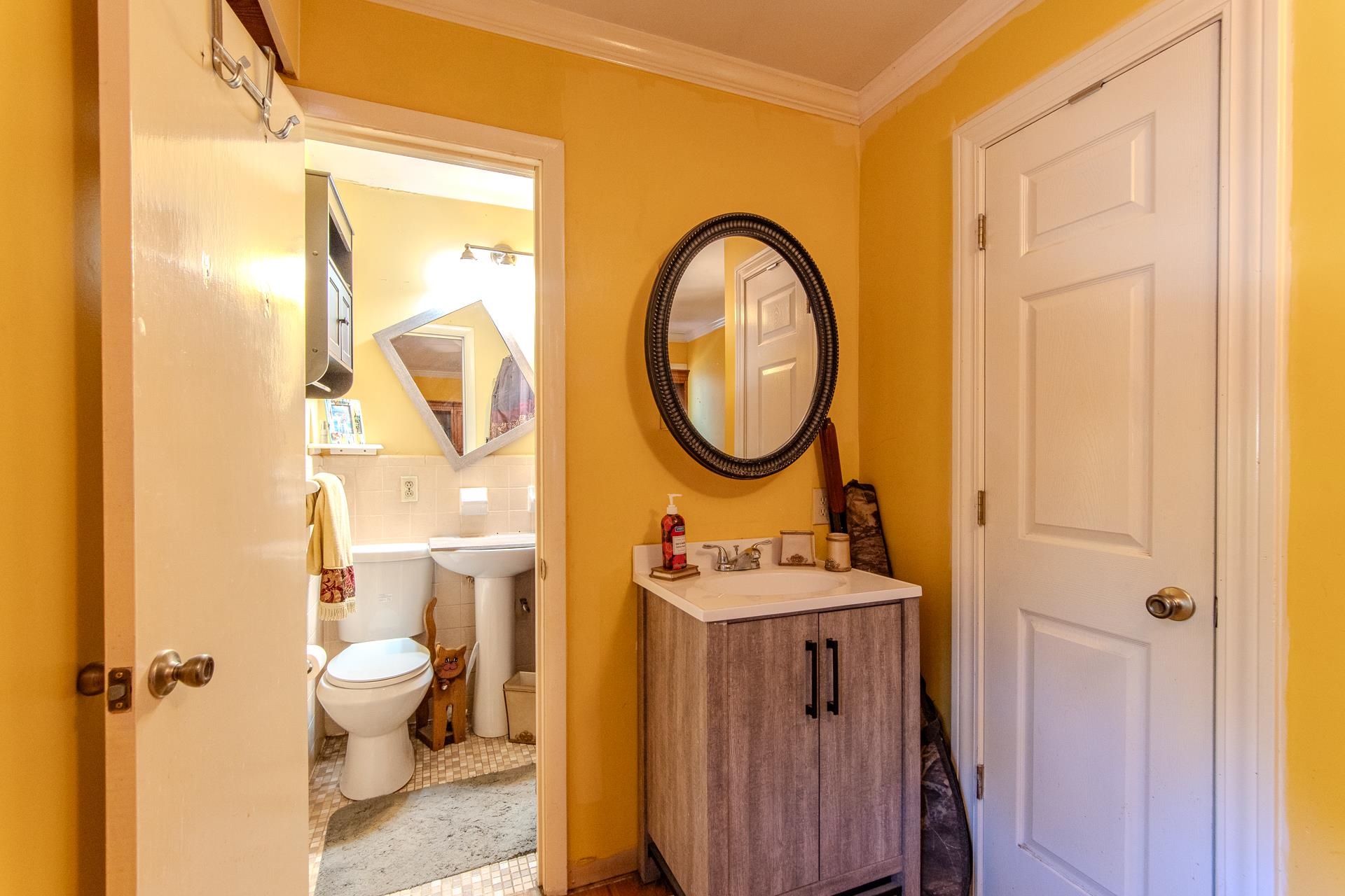 3540 Damon Road Michie, TN 38357 - Photo 15 of 40 a bathroom with a sink and a mirror
