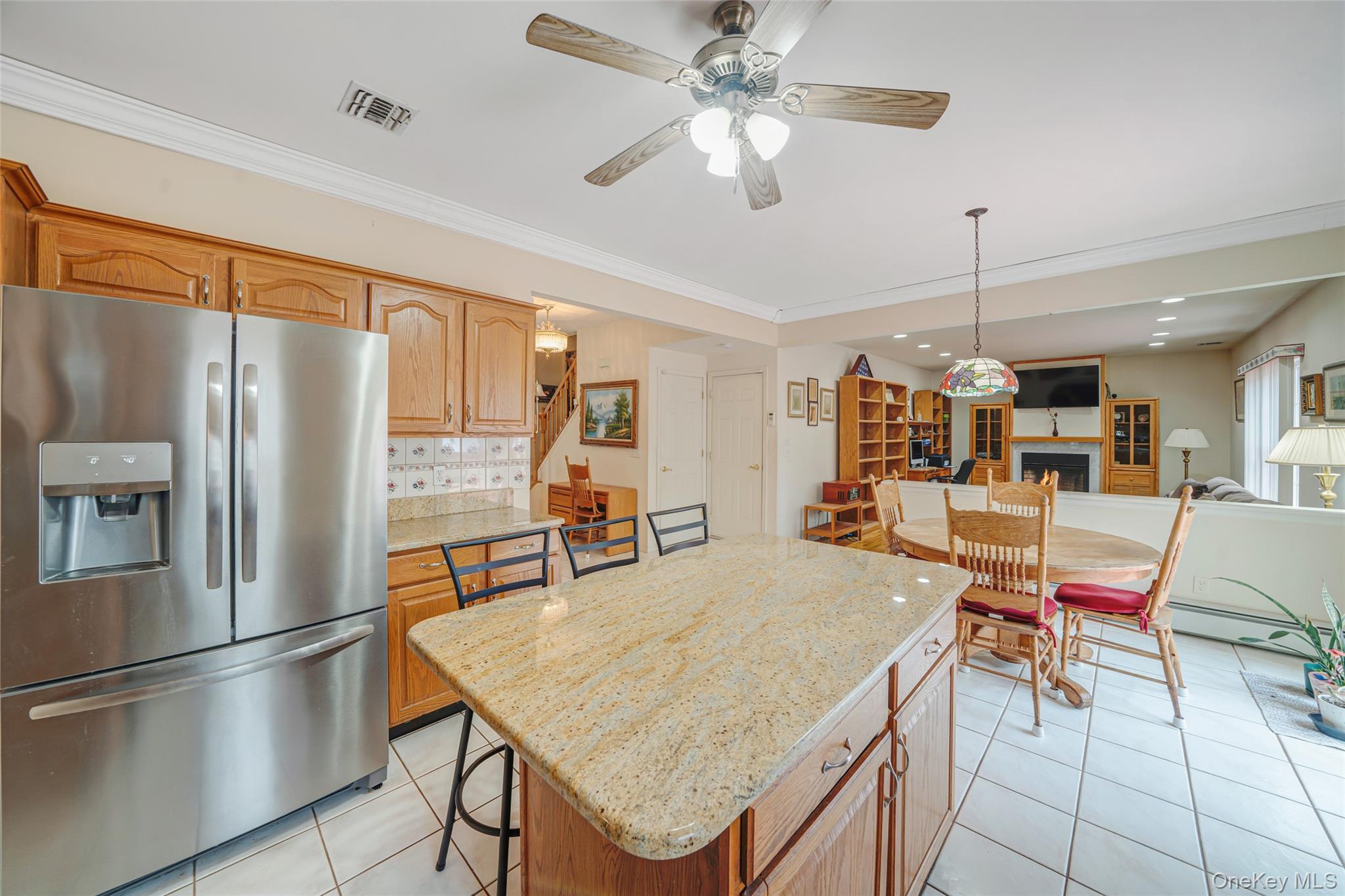 22 Jerusalem Hollow Road Manorville, NY 11949 - Photo 19 of 46 Kitchen with fresh neutral paint