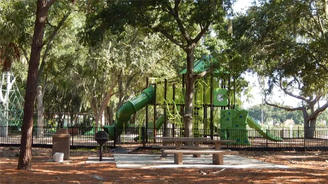 a view of street with tall trees